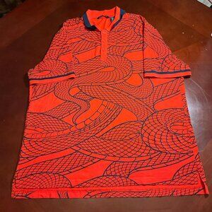 Vintage Sean John Snake AOP Polo (XLarge)